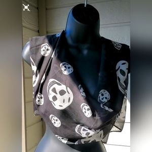 Unique Skull Scarf           Approx. 54" x 17 "